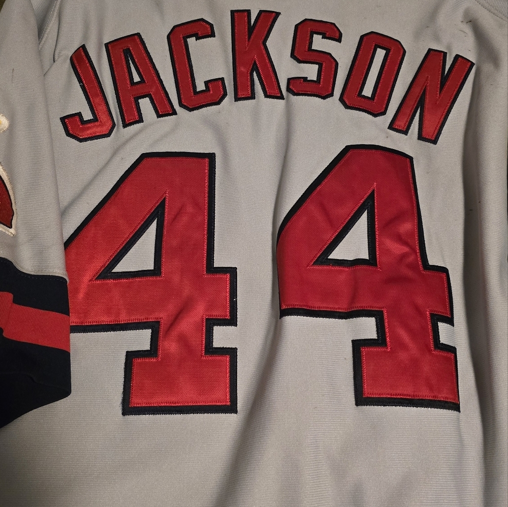 Reggie Jackson Throw Back Jersey View 3